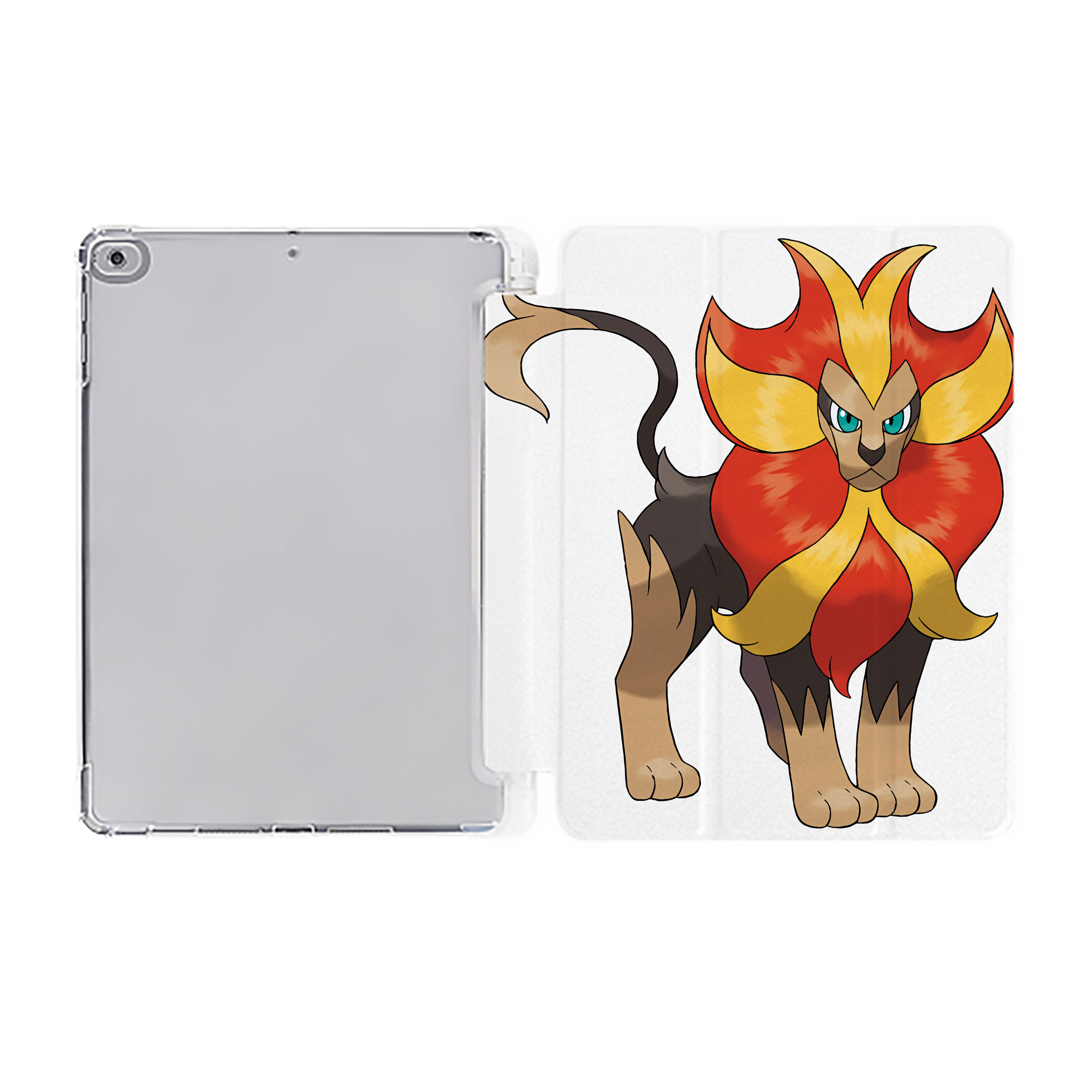 （画像用） ポケットモンスター Pokémon IPad ケース ペン収納付き 三つ折りスタンド PUレザー×シリコン 対応機種9.5/10.5/10.9インチ